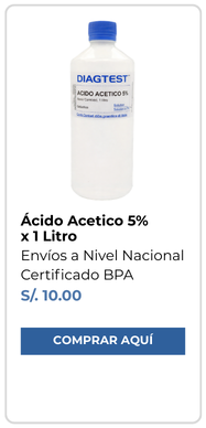acido acetico 5% x 1 litro