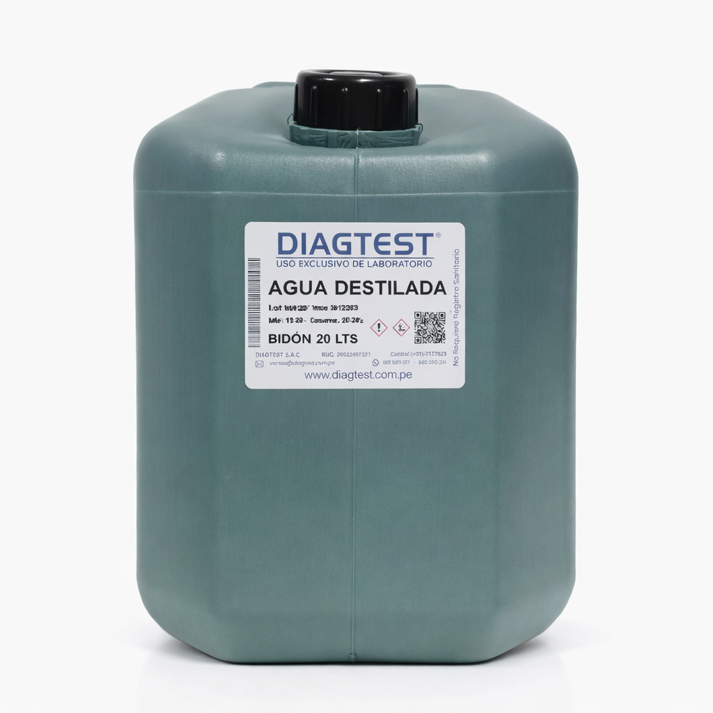 AGUA DESTILADA 20 LITROS